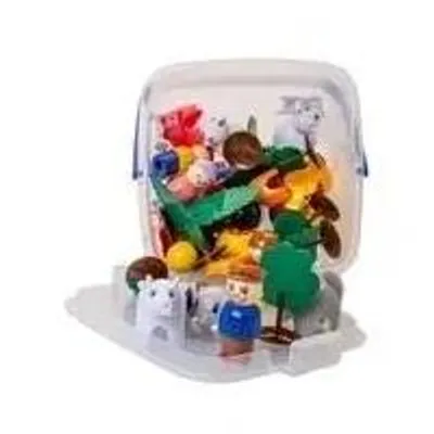Obrázok produktu pre Zvieratká v vedierku, 50 kusov - Viking Toys