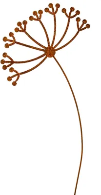 Produktbild von Edelrost Gartenstecker Pusteblume 77 cm Rost Gartendeko