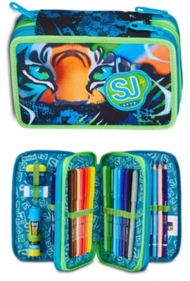 Zdjęcie produktu dla Seven Astuccio 3 Zip Sj Gang Air Tiger Boy