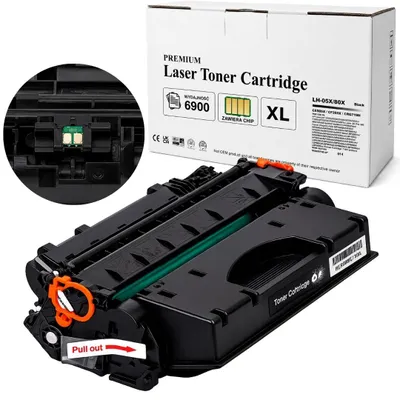 Produktbild von Ersatztoner für HP 80X CF280X mit Chip XL 6900 für m425dn, m425dw und m40dn