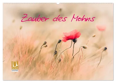 Produktbild von Zauber des Mohns (Wandkalender 2027 DIN A2 quer), CALVENDO Monatskalender