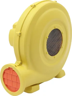 Image de Souffleur pour château gonflable, débit d'air élevé, construction robuste, couleur jaune