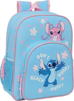 Produktbild von Safta 612588640 Stitch Happy 15l 32x43x14 Cm Rucksack Blau  Blau One Size