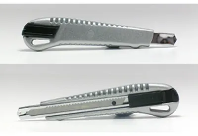 Produktbild von Cuttermesser H 300 S mit 9 mm Klinge, silber