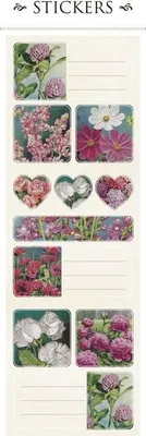 Immagine prodotto di Adesivi decorativi ST149-6 fiori estivi 2 fogli
