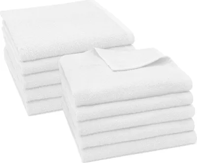 Produktbild von Handtücher (10er-Set), 80% Baumwolle, 20% Polyester, weiß