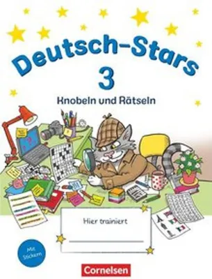 Produktbild von Deutsch-Stars 3. Schuljahr. Knobeln und Rätseln - Übungsheft. Mit Lösungen