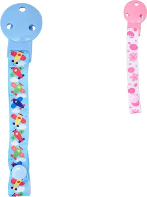 Produktbild von Lorelli Baby-Schnullerkette, Schnullerhalter, Schnullerband, Clip, ab Geburt blau