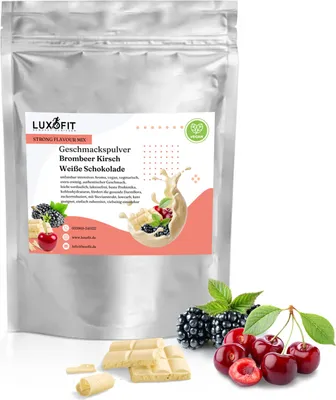 Immagine prodotto di Mora Ciliegia Cioccolato Bianco Polvere Mix Aromatico 300 g