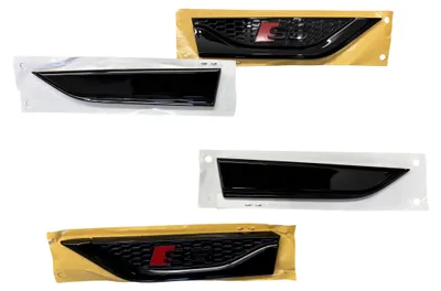 Original Audi Black Edition S5 Emblem Kotflügel Tür Schwarz für Audi A5 F5 17 – Produktansicht