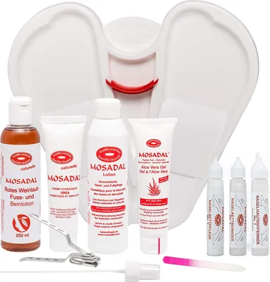 Produktbild von Mosadal SUPER SET Hornhautentferner und Pflege für Hände und Füße 10 teilig