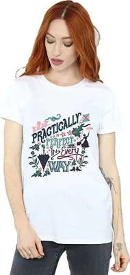Obrázek produktu pro Mary Poppins - "Practically" Tričko pro ženy BI1376 (M) (Weiß)