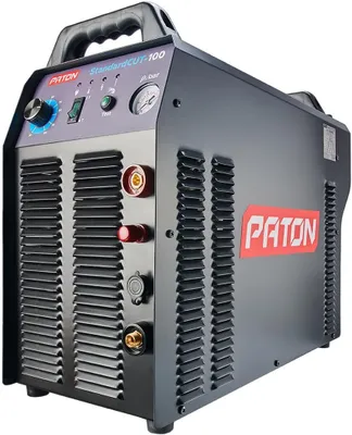 Produktbild von PATON StandardCUT-100-400V Plasmaschneider  100A – Mobiles Schneidgerät für Stahl | Sauberer Schnitt bis zu 40 mm | Tragbares Gerät zum Schneiden