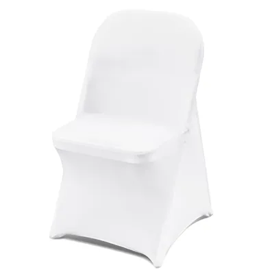 Immagine prodotto di VEVOR coprisedia in Spandex elastico, coprisedia universale, sfoderabile e lavabile, per matrimoni, vacanze, banchetti, feste, celebrazioni, cene (12 pezzi, bianco)