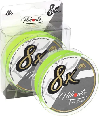 Zdjęcie produktu dla Plecionka Mocna Wytrzymała Mikado Nihonto Octa Braid 0.18Mm/300M Fluo