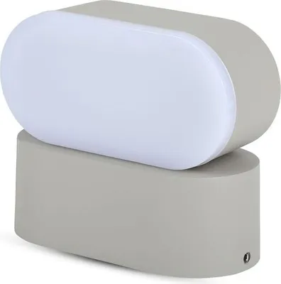 Produktbild von Außenbeluchtung Wandleuchte LED grau Gehäuse drehbar 6W 3000K 8290 V-TAC