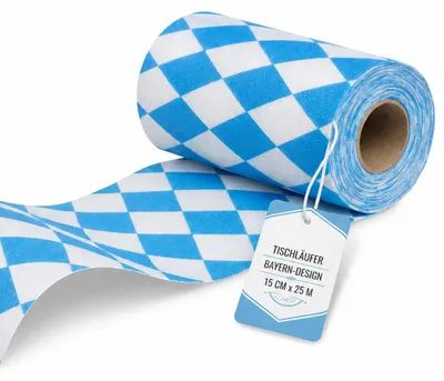 Produktbild von Tischläufer Bayern 0,15m x 25m
