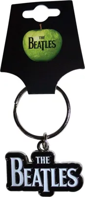 Obrázok produktu pre The Beatles Drop T Logo White Kľúčenka