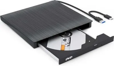 Image de Strex Strex Lecteur et graveur de DVD externe - CD/DVD - Plug & Play - Lecteur de DVD USB 3.0 - Compatible Windows, Mac et Linux - Lecteur optique