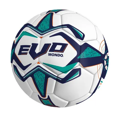 Produktbild von Mondo Toys-Stitched Football EVO-Offizielles Produkt-Größe 5-350 g-3 Verschiedene Farben-13455, Multicolour, Misura 5 (13455) MONDO