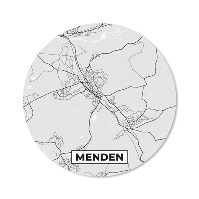 Produktbild von MuchoWow® Mauspad Mousepad Stadtplan - Deutschland - Menden - Karte - Wegbeschreibung 20x20 cm - Mousepads - Maus Mat - Pad - Mausunterlage - Schreibtischmatte
