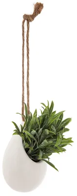 Immagine prodotto di Pianta artificiale in vaso decorativo, appesa a un filo, 13 cm