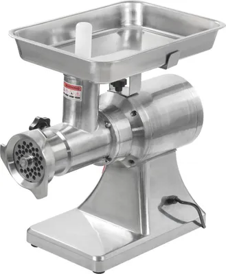 Zdjęcie produktu dla Wilk maszynka do mielenia mięsa ze stali nierdzewnej Mega-M HO wydajność 300kg/h 1500W