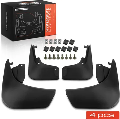 Produktbild von Frankberg 4x Spritzschutz Schmutzfänger Vorne und Hinten für Smart Forfour 453 2016-2018