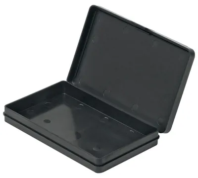 Produktbild von Warmbier Scharnierdeckeldosen, ESD, 130 x 80 x 30 mm 5351.1308.030 (Bauteilbox)