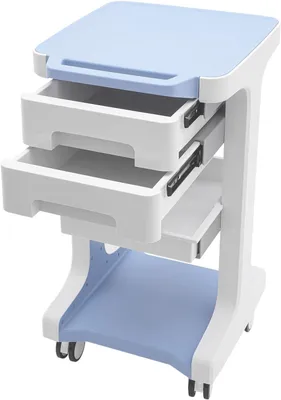 Produktbild von Kosmetikwagen mit 2 Schubladen für Salon und Labor