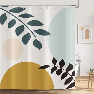Produktbild von Duschvorhang im Boho-Stil, 180 x 200 cm, wasserdicht und waschbar