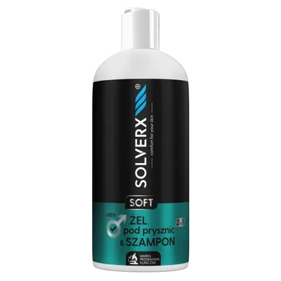 Zdjęcie produktu dla Solverx Sensi Men żel pod prysznic i szampon 2w1 400 ml