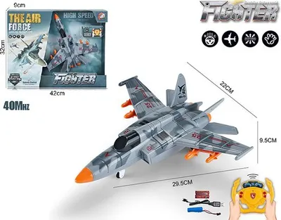 Immagine prodotto di Buzz - Jet fighter - 4 canali - controllabile