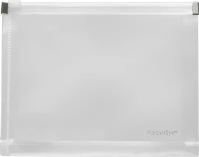 Produktbild von Gleitverschlusstasche A4 PP Falte 30mm farblos transluzent Packung mit 10 Stück