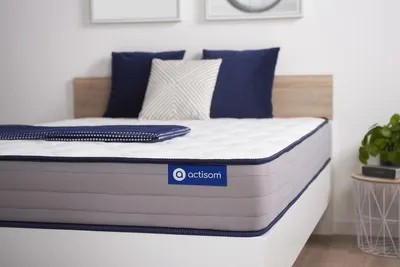 Image de Actiflex form matelas 120x190cm, latex et mousse à mémoire de forme, degré de fermeté 4, hauteur :22 cm, 5 zones de confort