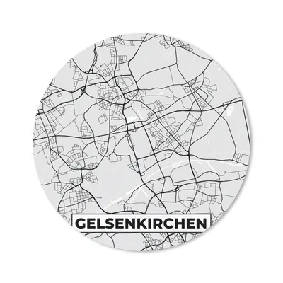 Produktbild von MuchoWow® Mauspad Mousepad Deutschland - Stadtplan - Gelsenkirchen - Karte 30x30 cm - Mousepads - Maus Mat - Pad - Mausunterlage - Tischunterlage - Schreibtischmatten