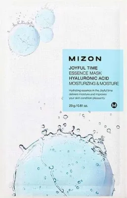 Produktbild von Mizon, Joyful Time HYALURONIC ACID, feuchtigkeitsspendende Gesichtsmaske, 23 g