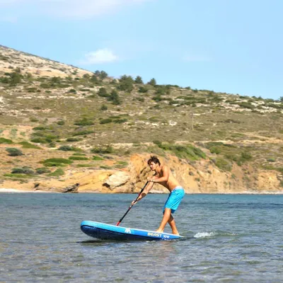 Produktbild von Möbel- Aqua Marina SUP-Board Stand Up Paddle Board SUP Surfboard Surfbrett Wassersport Beast Blau 320×81×15 cm1196