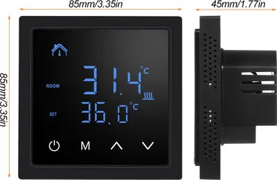 Produktbild von Inteligentný termostat 16A Regulátor teploty podlahového vykurovania s LED dotykovou obrazovkou 85-265V Elektrické ovládanie vykurovania