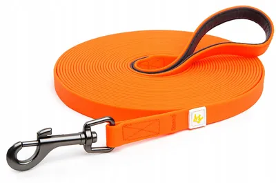 Produktbild von Rudelkonig Robuste Trainingsleine für Hunde 10m Neon Orange