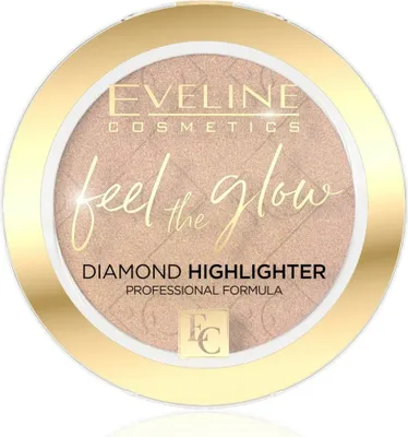 Image de Eveline Cosmetics Feel The Glow – enlumineur, longue tenue, brillant, Teinte 02