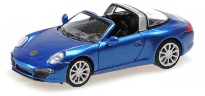 Produktbild von Minichamps 1:87 PORSCHE 911 TARGA 2014 BLUE