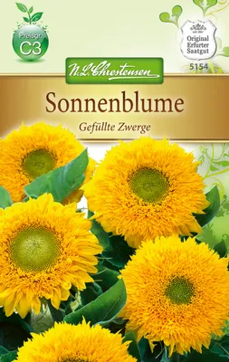 Artikelbild 1 von 'Sonnenblume Gefüllte Zwerge' aus der Kategorie Sonnenblumensamen