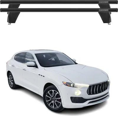 Produktbild von Menabo Dachträger Grundtäger für Maserati Levante 2016-2024 75kg Alu Schwarz 2x