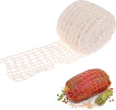 Bratnetz 5 m, elastisch, 16 Löcher, für Schinken & Fleisch