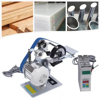 Productafbeelding van Elektrische Bandschuurmachine - 550W Vermogen - Verstelbare Werktafel - Compacte Schuurmachine