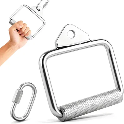 Obrázek produktu pro Jedna fitness rukojeť, ocel, pro domácí posilovnu