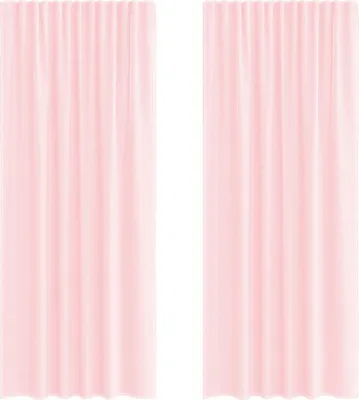 Immagine prodotto di Tende in Voile con Passanti 2 pz Rosa Chiaro 140x245 cm
