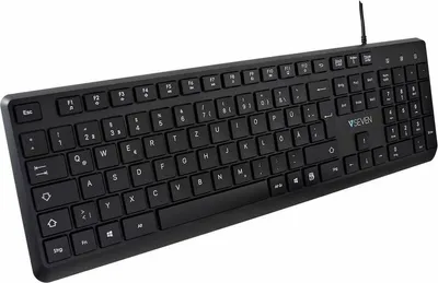 Produktbild von V7 KU350IT Tastatur - Kabel Konnektivität - USB Schnittstelle - Italienisch - Schwarz