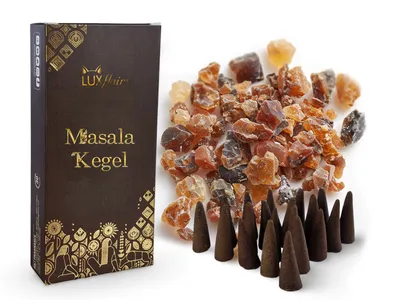 Produktbild von Räucherkegel Masala Benzoe